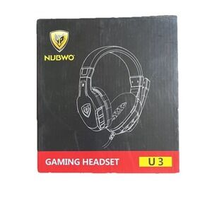 NUBWO U 3 Gaming Headset with Microphone PC Console Phone Power Clarity Comfort